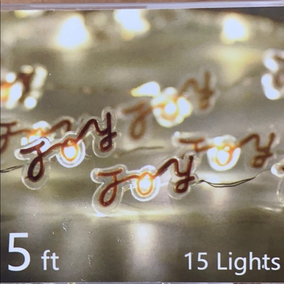 Manor Lane “Joy" Shimmer String Lights - Picture 10 of 14